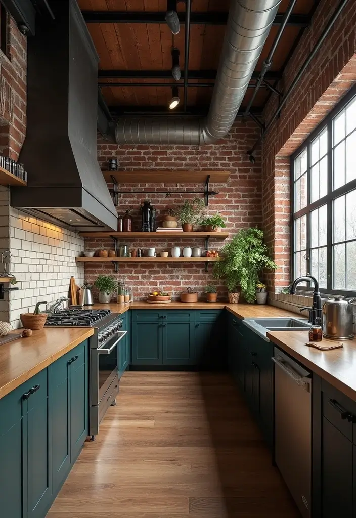 25 Aesthetic Kitchen Ideas That Will Make You Fall in Love with Cooking Again! - 7. Urban Industrial