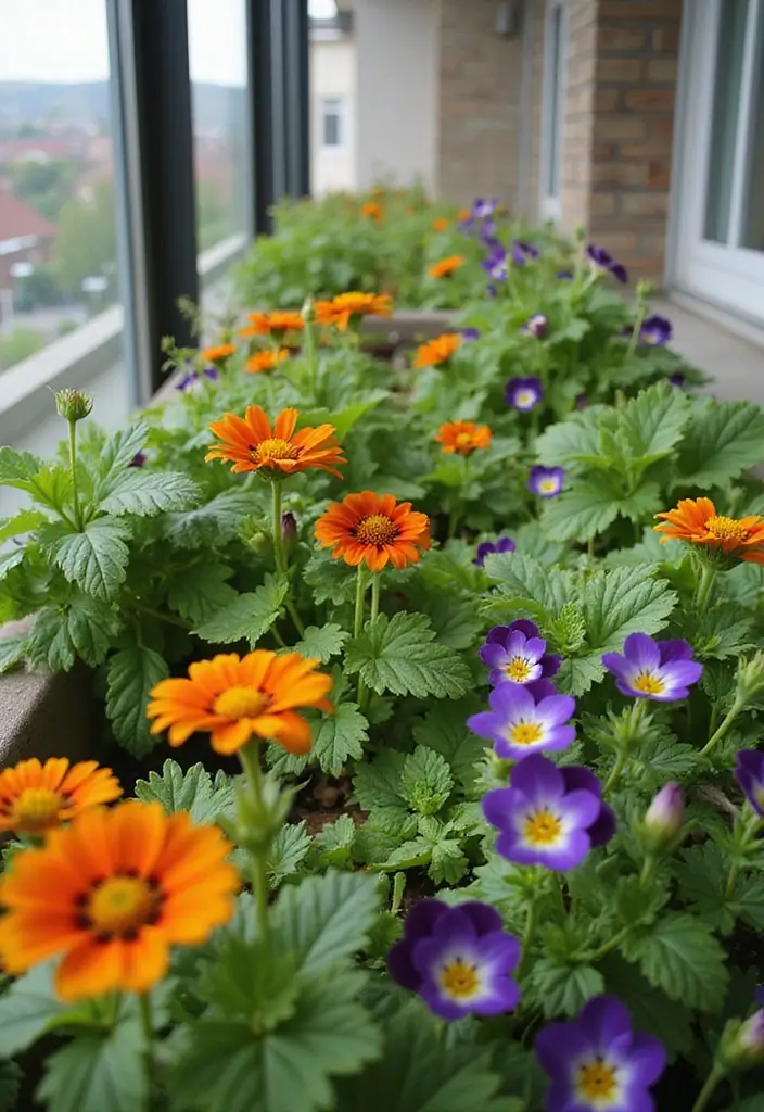25 Balcony Gardening Ideas That Make Your Outdoor Space Feel Like a Mini Oasis - 22. Edible Flowers