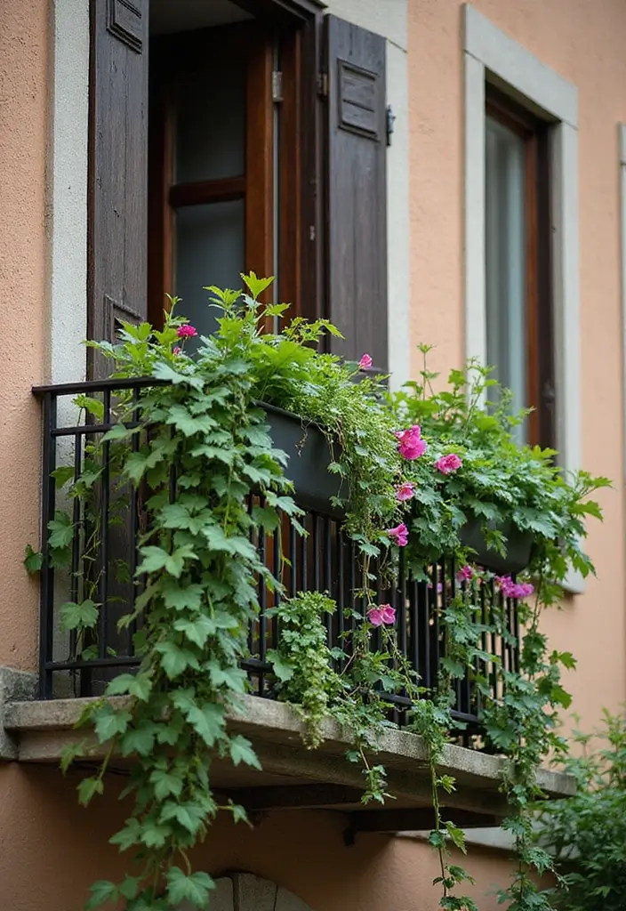 25 Balcony Gardening Ideas That Make Your Outdoor Space Feel Like a Mini Oasis - 6. Hanging Gardens