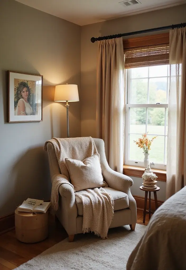 25 Cozy Fall Bedroom Decor Ideas That'll Transform Your Space Overnight - 13. Cozy Reading Nook