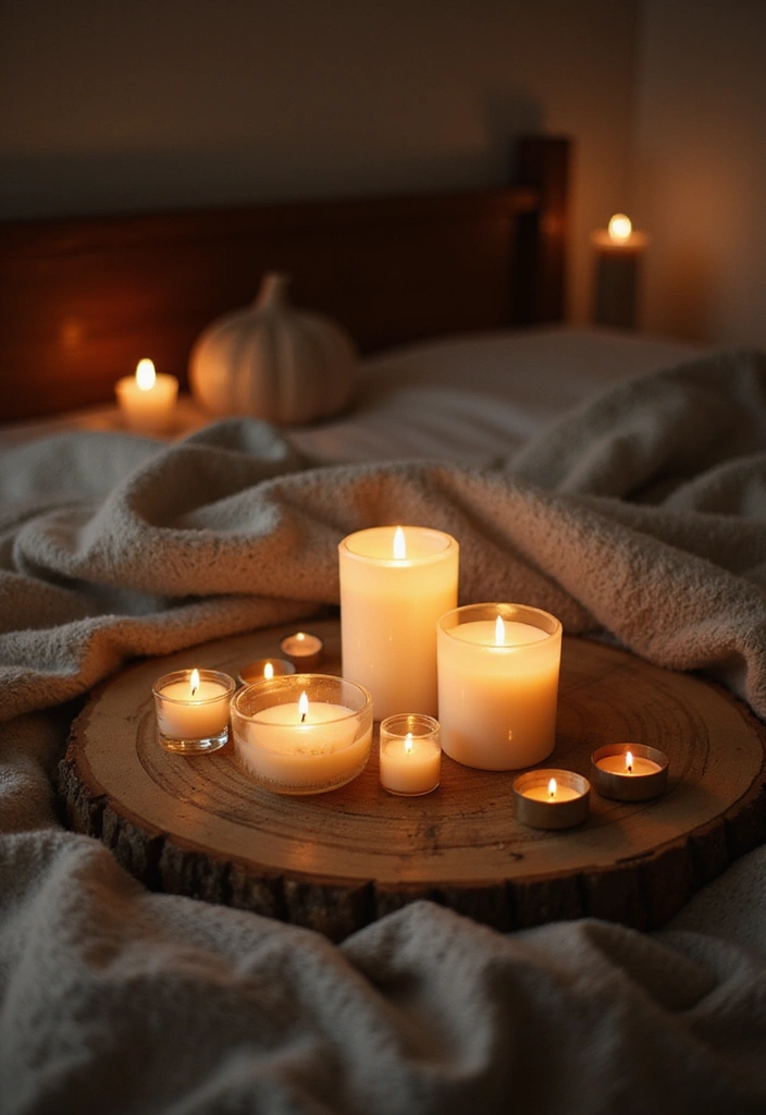 25 Cozy Fall Bedroom Decor Ideas That'll Transform Your Space Overnight - 3. Cozy Candles
