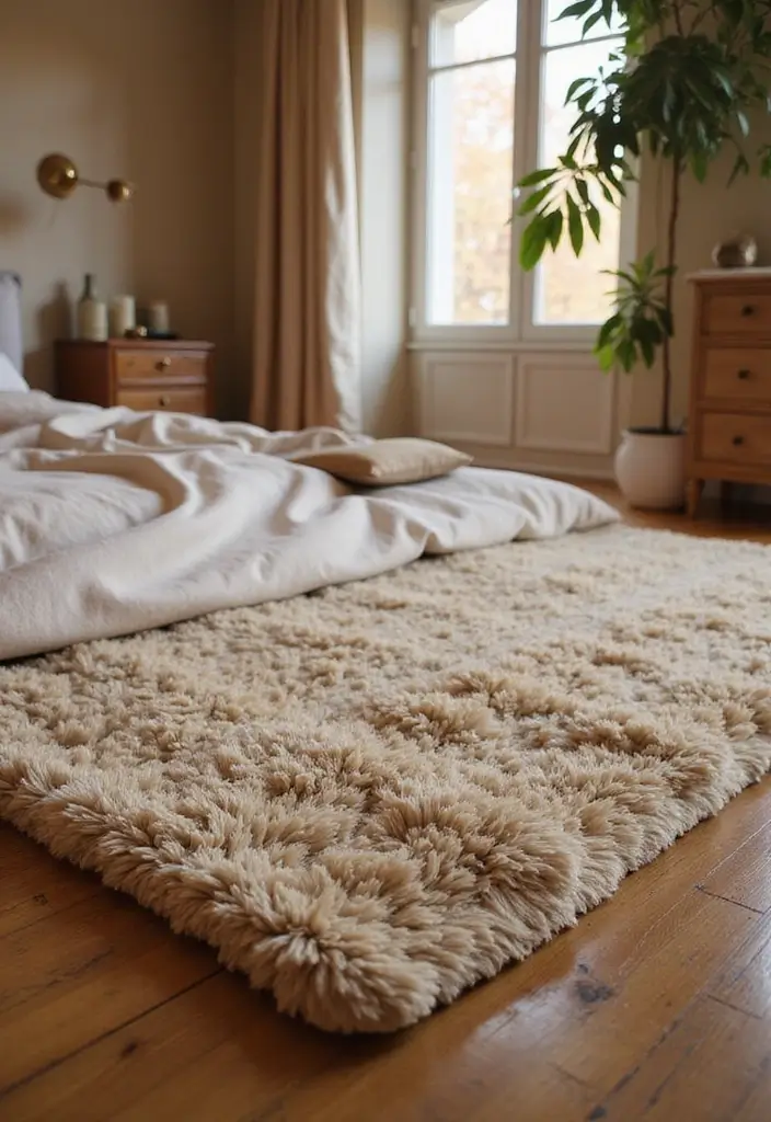 25 Cozy Fall Bedroom Decor Ideas That'll Transform Your Space Overnight - 9. Plush Rugs