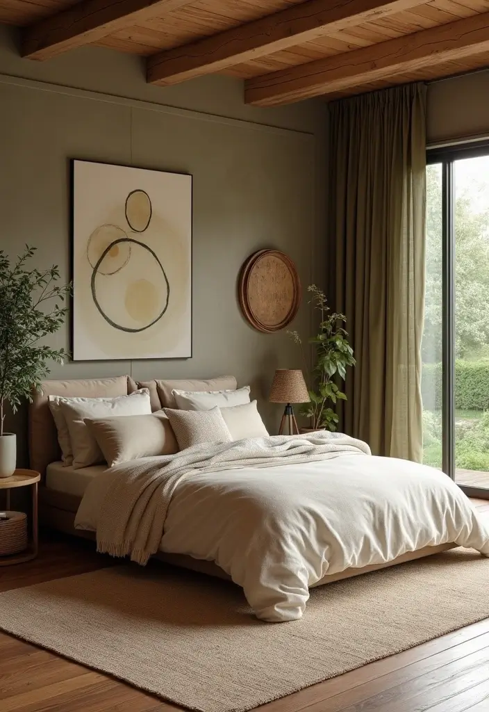 25 Dreamy Master Bedroom Decor Makeovers That Cost Less Than $300 (You Won't Believe #7!) - 14. Nature-Inspired Decor