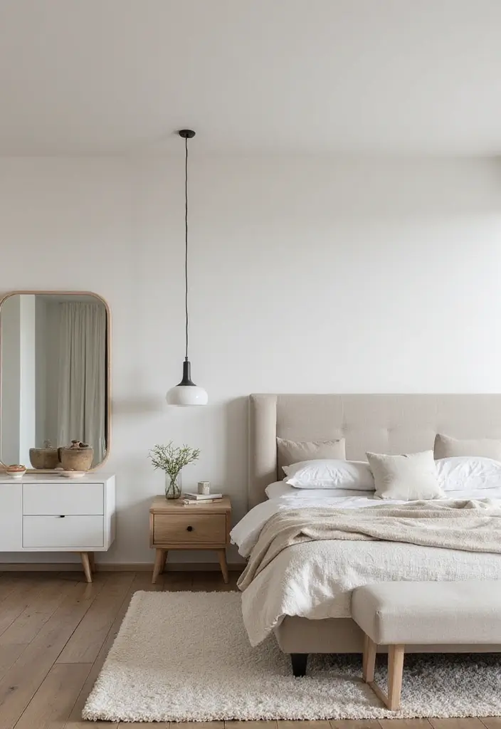 25 Dreamy Master Bedroom Decor Makeovers That Cost Less Than $300 (You Won't Believe #7!) - 2. Chic Minimalist Retreat