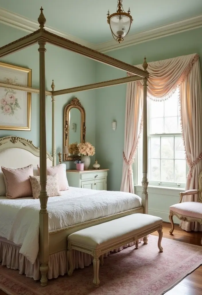 25 Dreamy Master Bedroom Decor Makeovers That Cost Less Than $300 (You Won't Believe #7!) - 3. Vintage Charm on a Budget