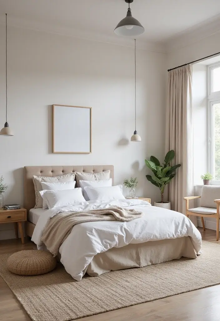 25 Dreamy Master Bedroom Decor Makeovers That Cost Less Than $300 (You Won't Believe #7!) - 5. Soft Scandinavian Elegance