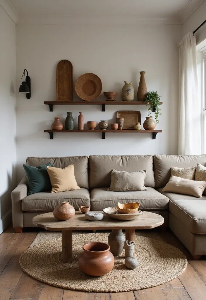 25 Living Room Accessories Decor Ideas That’ll Make Your Space Unforgettable! - 12. Artisan Pottery