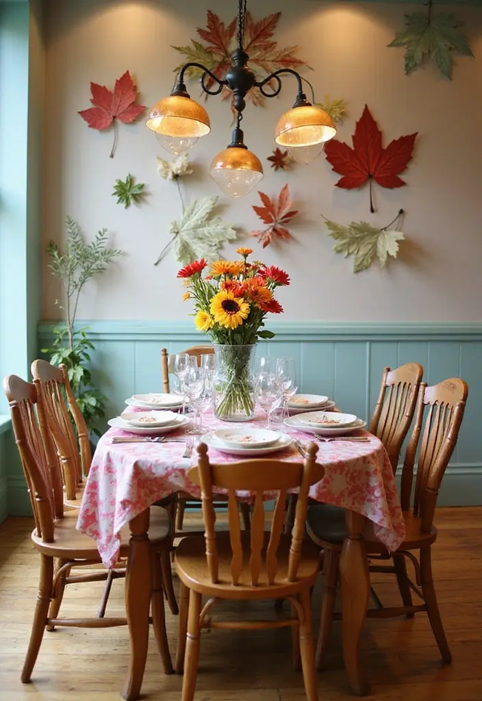 25 Stunning Dining Room Wall Decor Ideas That Transform Your Space Overnight (You Won't Believe #3!) - 10. Seasonal Decor