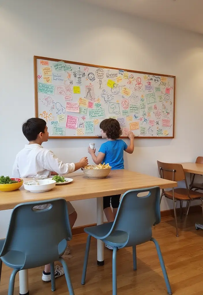 25 Stunning Dining Room Wall Decor Ideas That Will Wow Your Guests! - 14. Interactive Wall Art