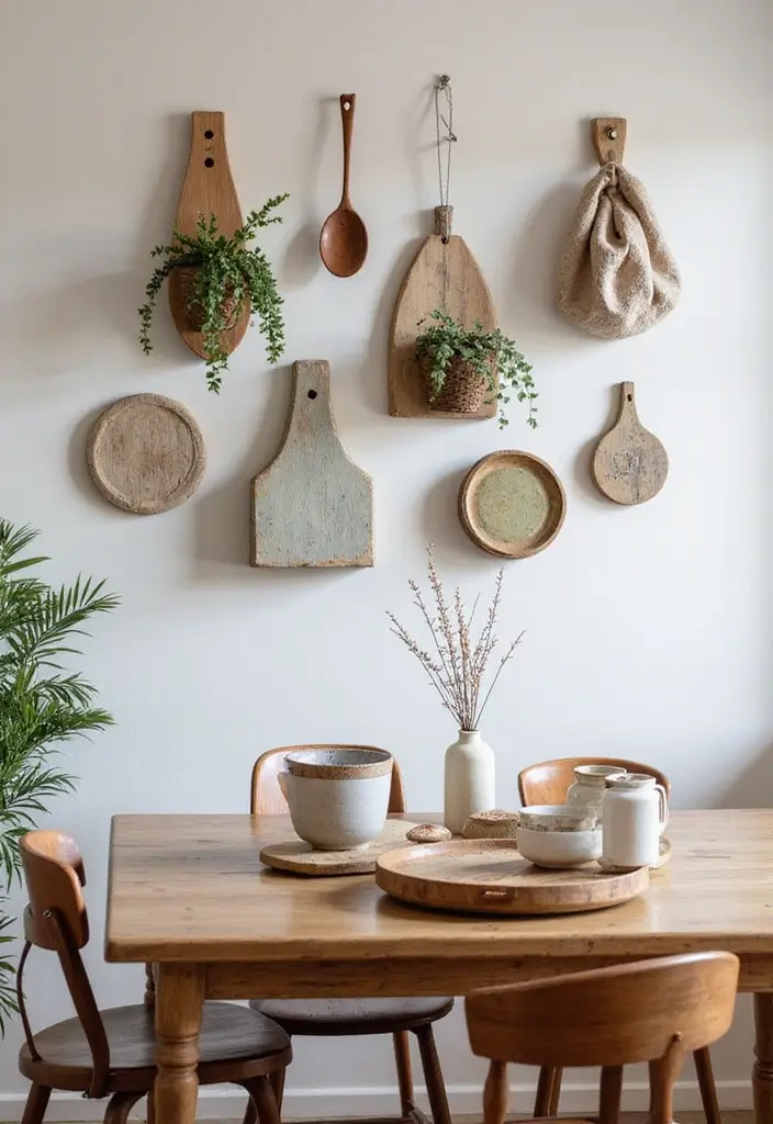 25 Stunning Dining Room Wall Decor Ideas That Will Wow Your Guests! - 17. Unique Wall Hangers