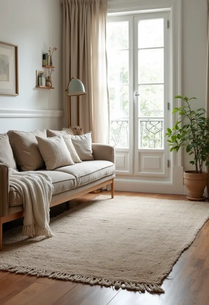 25 Stunning House Decor Ideas That'll Transform Your Aesthetic Living Room! - 11. Layered Rugs