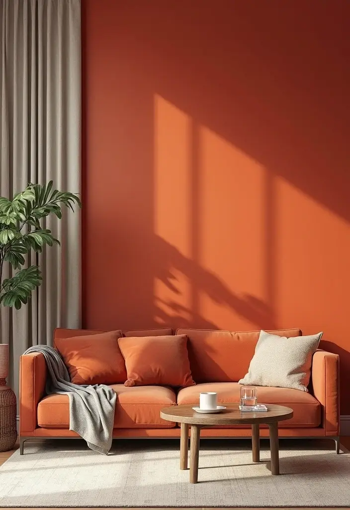 25 Stunning House Decor Ideas That'll Transform Your Aesthetic Living Room! - 12. Colorful Accent Walls