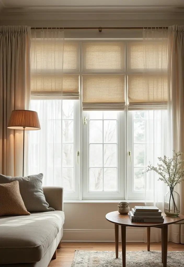 25 Stunning House Decor Ideas That'll Transform Your Aesthetic Living Room! - 16. Window Treatments