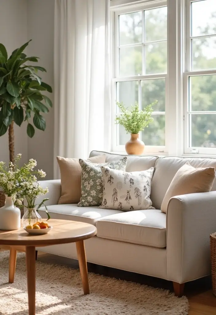 25 Stunning House Decor Ideas That'll Transform Your Aesthetic Living Room! - 24. Seasonal Decor Updates