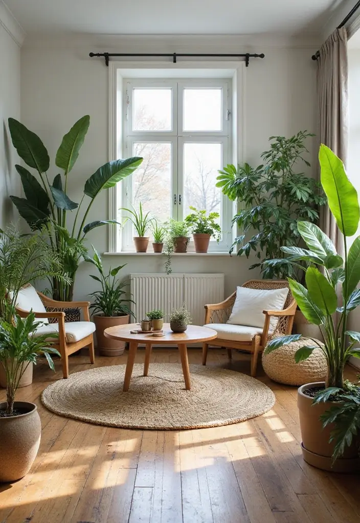 25 Stunning House Decor Ideas That'll Transform Your Aesthetic Living Room! - 5. Incorporate Natural Elements