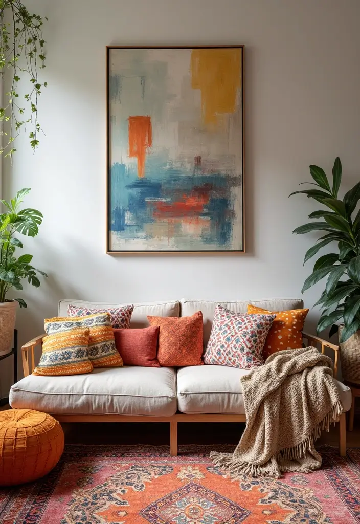 25 Stunning House Decor Ideas That'll Transform Your Aesthetic Living Room! - 8. Play with Patterns