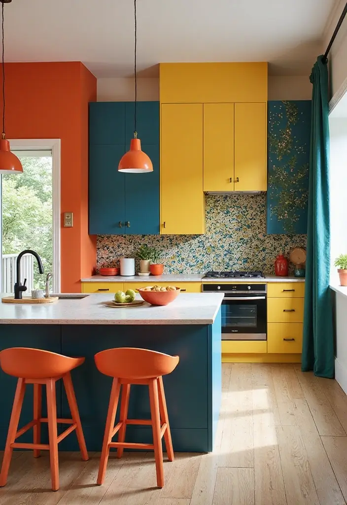 25 Stunning Kitchen Interior Designs That Will Leave You Breathless! - 22. Colorful Accents