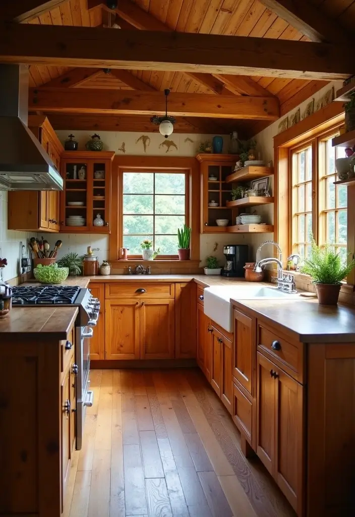 25 Stunning Kitchen Interior Designs That Will Leave You Breathless! - 3. Rustic Charm
