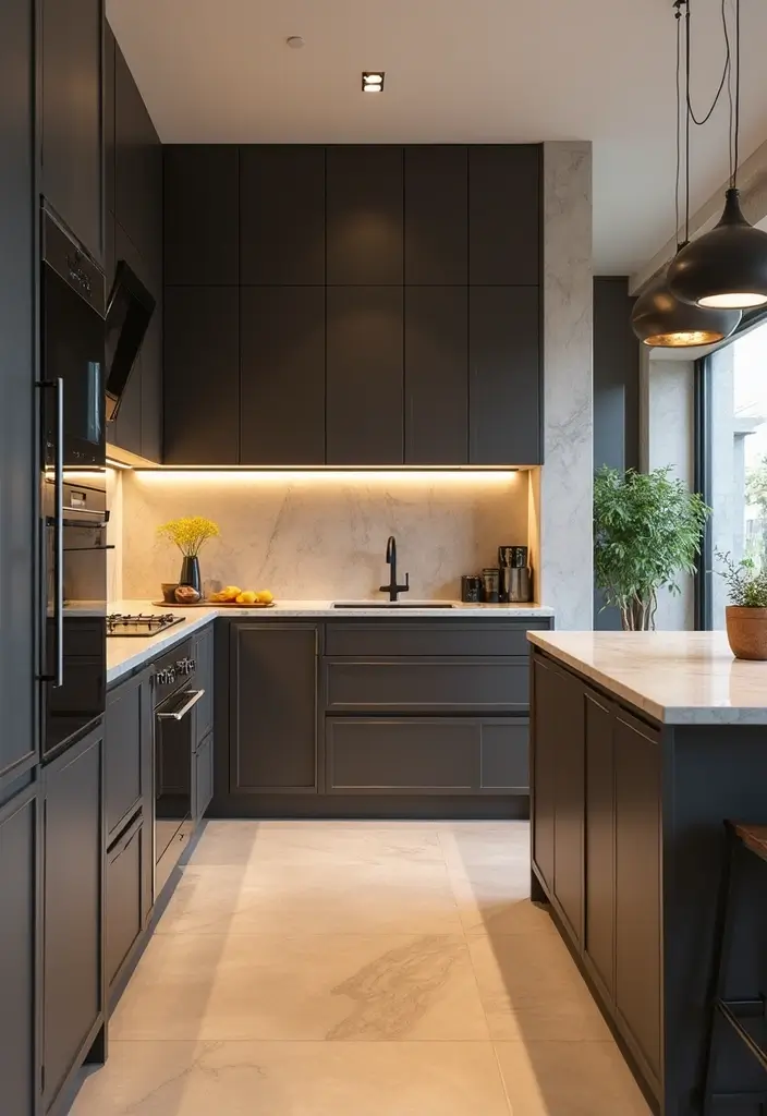 25 Stunning Kitchen Interior Designs That Will Leave You Breathless! - 7. Contemporary Chic