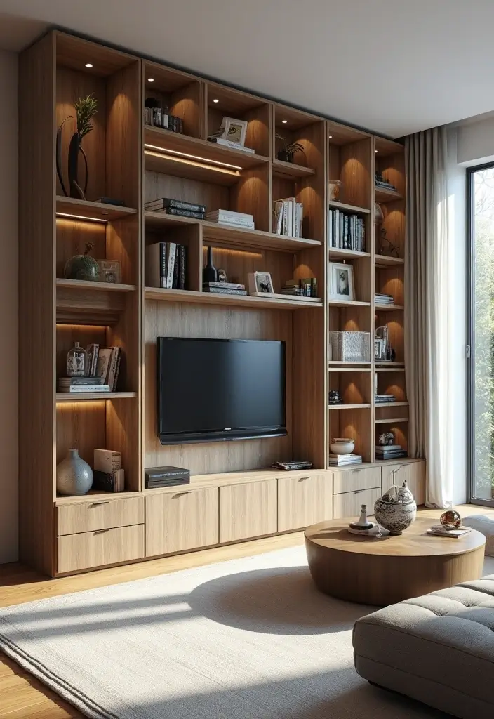 25 Stunning Living Room Wall Decor Ideas That Will Leave You Inspired (You Won't Believe #18!) - 24. Modular Wall Units