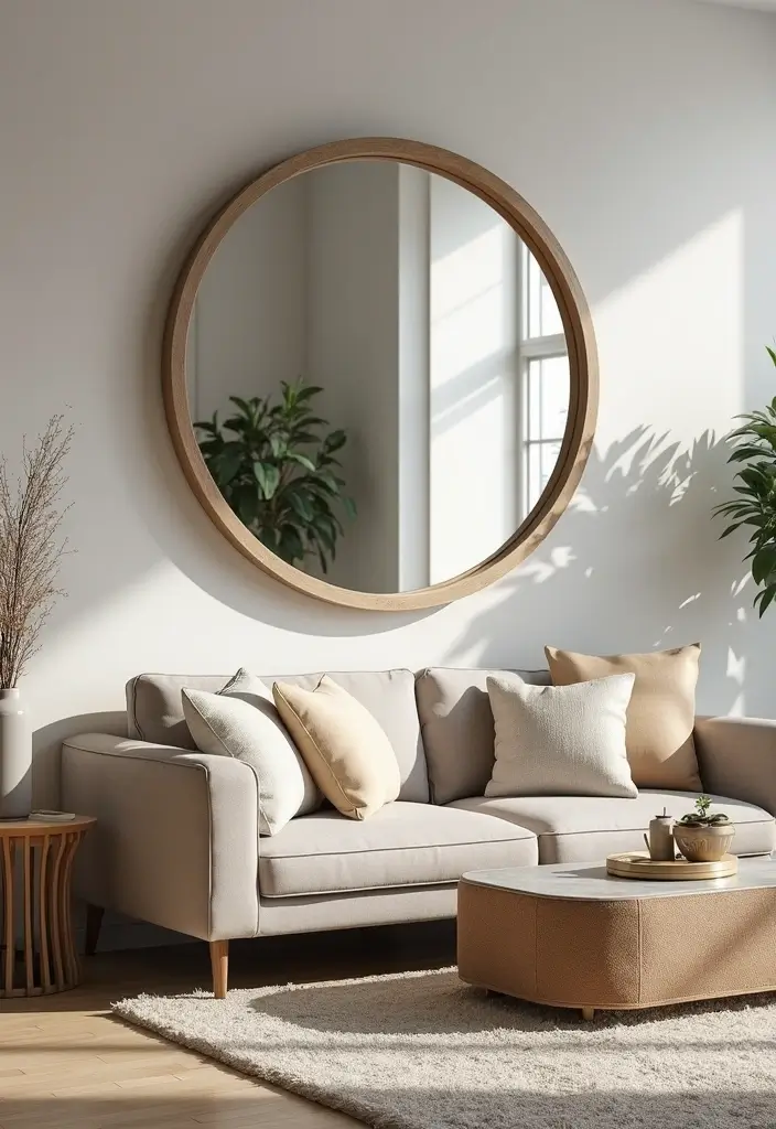 25 Stunning Living Room Wall Decor Ideas That Will Leave You Inspired (You Won't Believe #18!) - 7. Stylish Mirrors