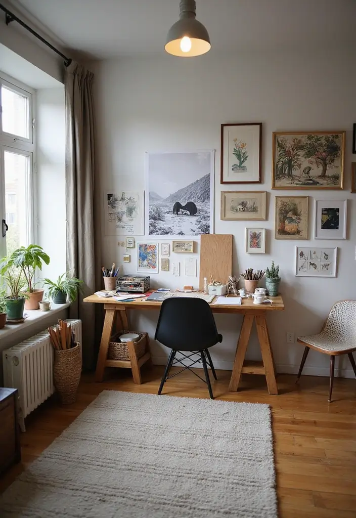 25 Stunning Teenage Bedroom Inspirations That Will Transform Your Space Forever! - 10. Artsy Studio