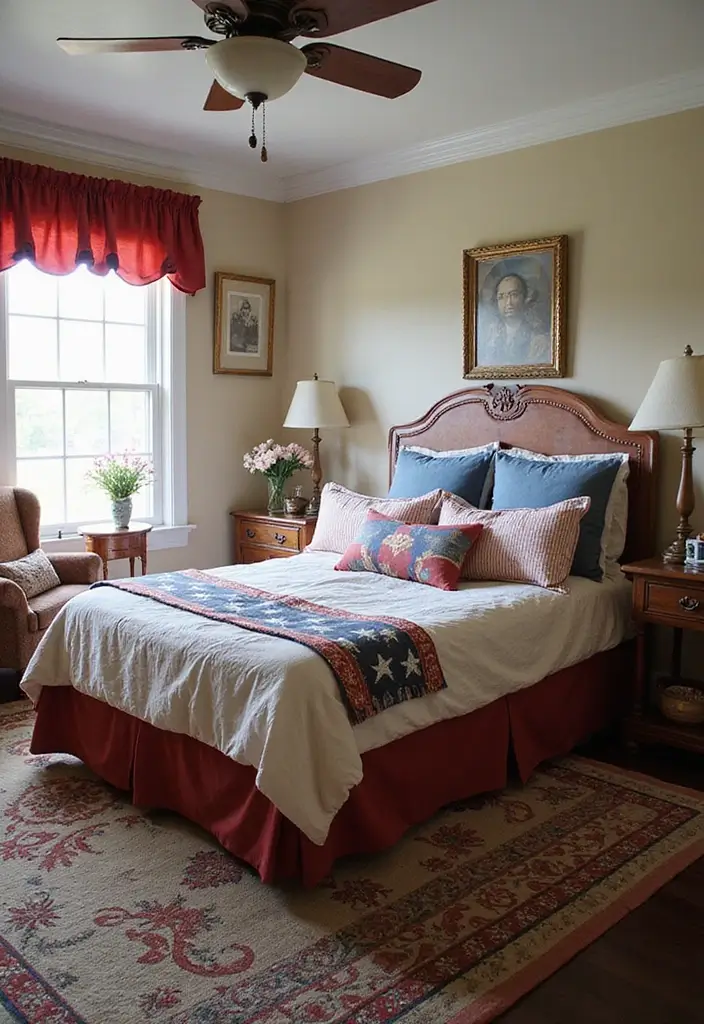 25 Stunning Teenage Bedroom Inspirations That Will Transform Your Space Forever! - 11. Classic Americana