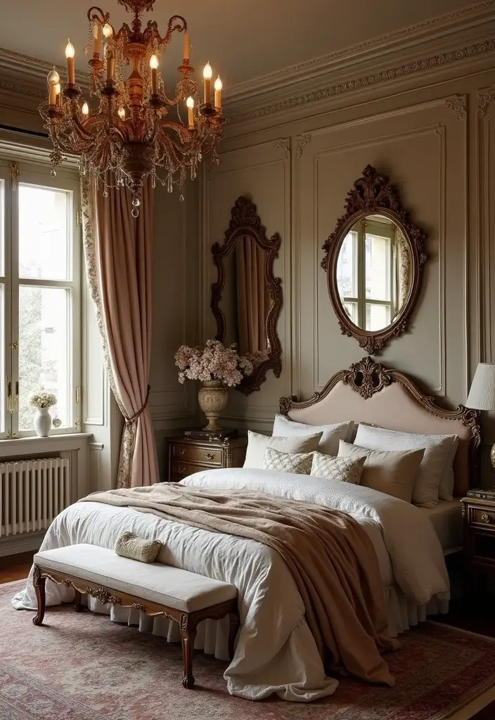 25 Stunning Teenage Bedroom Inspirations That Will Transform Your Space Forever! - 18. Vintage Glam