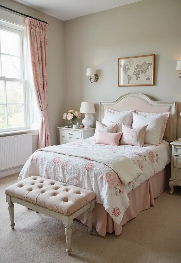 25 Stunning Teenage Bedroom Inspirations That Will Transform Your Space Forever! - 20. Shabby Chic