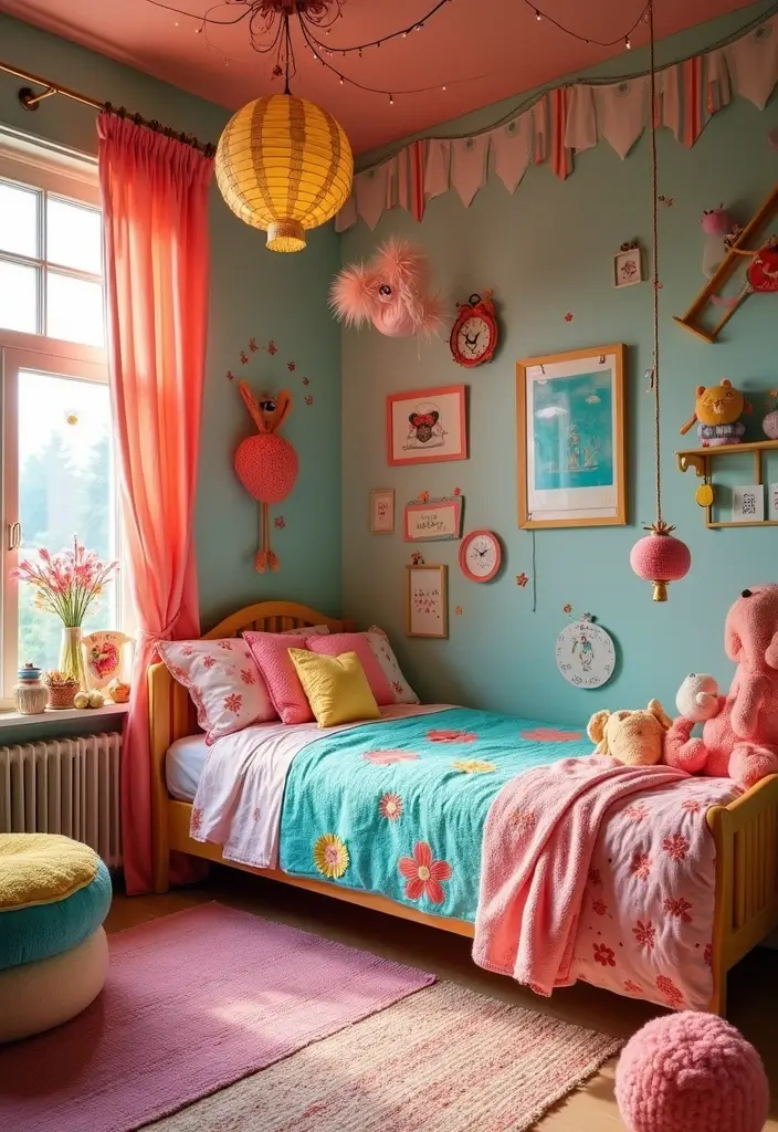 25 Stunning Teenage Bedroom Inspirations That Will Transform Your Space Forever! - 6. Whimsical Wonderland