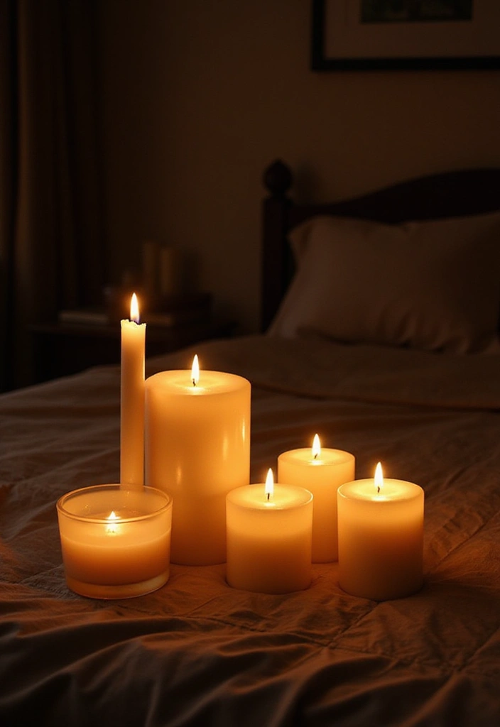 30 Romantic Bedroom Ideas for the Perfect Date Night (Your Partner Will Love #7!) - 1. Candlelit Haven