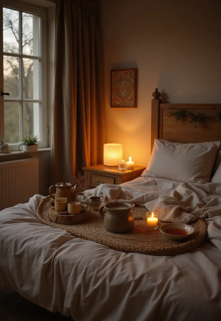 30 Romantic Bedroom Ideas for the Perfect Date Night (Your Partner Will Love #7!) - 24. Intimate Evening Rituals