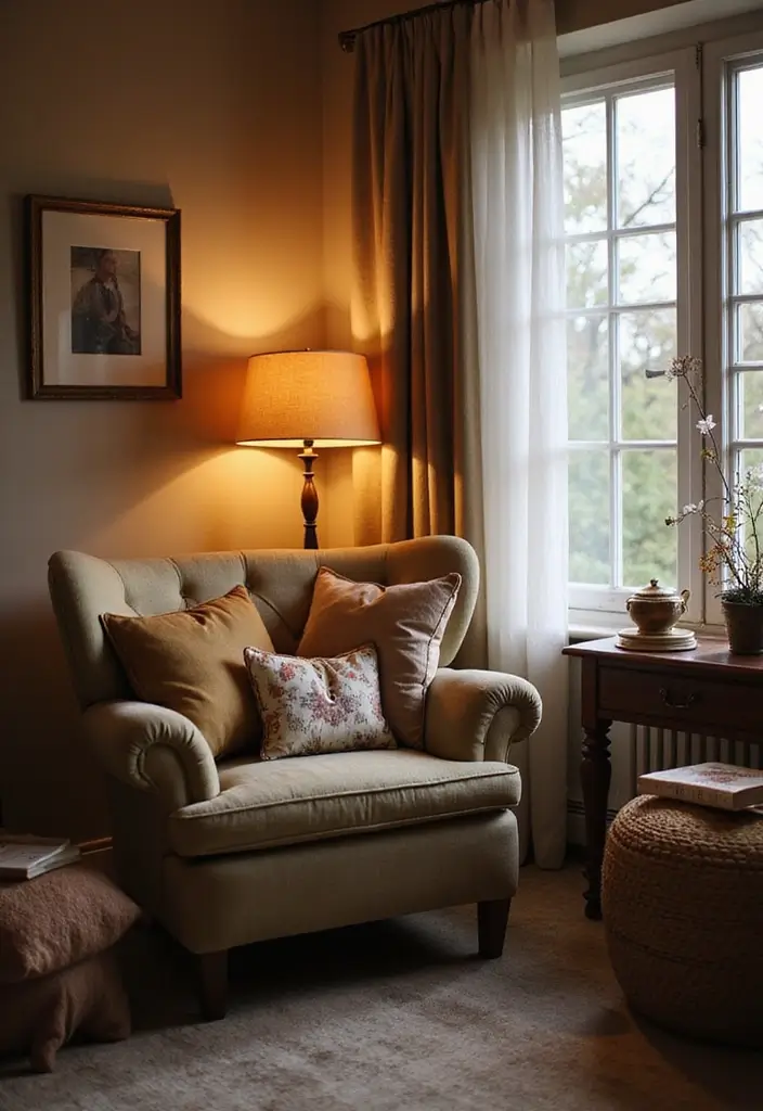 30 Romantic Bedroom Ideas for the Perfect Date Night (Your Partner Will Love #7!) - 7. Cozy Reading Nook