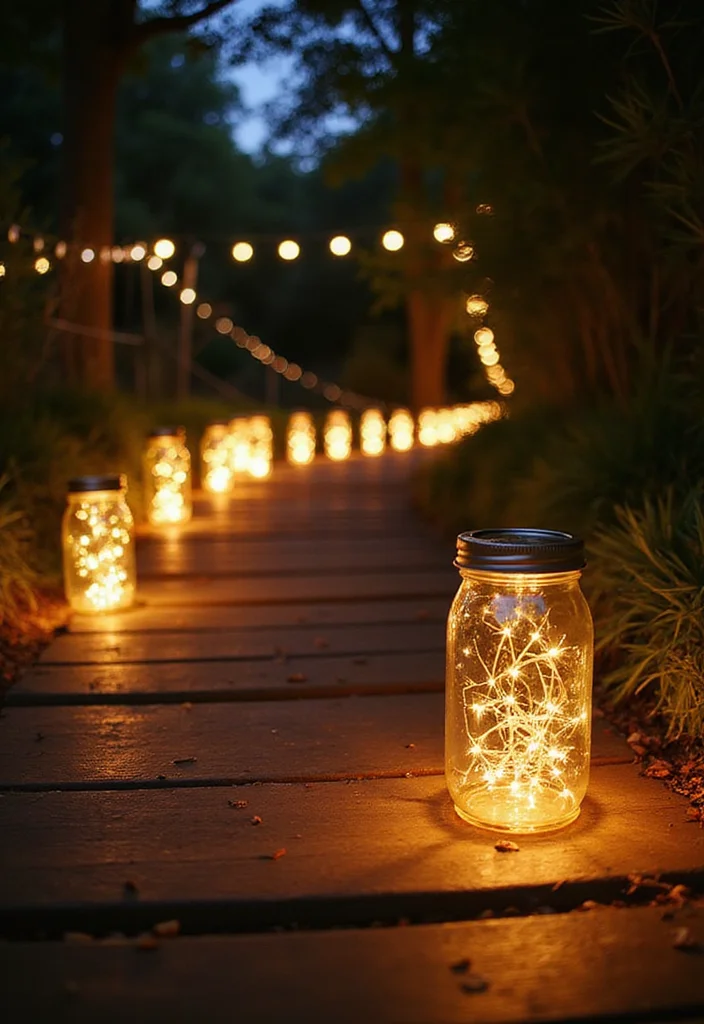 19 Jaw-Dropping Christmas Outdoor Decor Ideas to Transform Your Home! - 14. DIY Mason Jar Lanterns