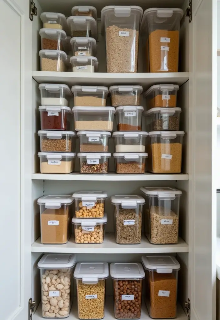 19 Kitchen Cupboard Organization Hacks You'll Wish You Knew Sooner! - 1. Stackable Containers for Maximum Space