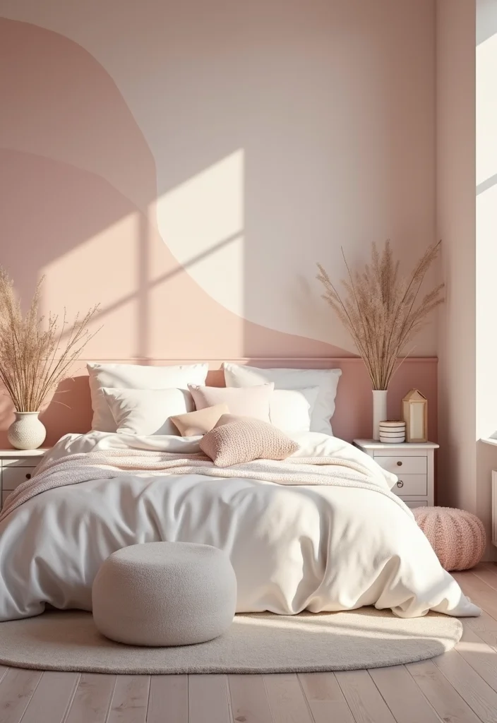 20 Bedroom Inspirations That'll Turn Your Space into a Romantic Retreat (Don't Miss #10!) - 1. Soft Pastel Palettes