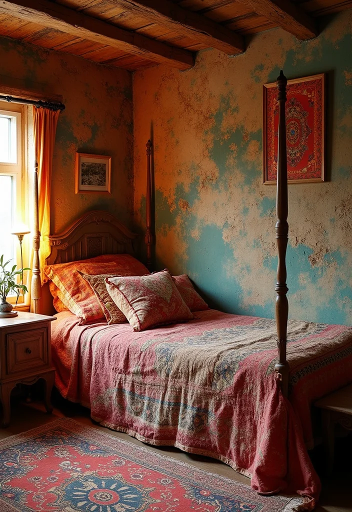 20 Bedroom Inspirations That'll Turn Your Space into a Romantic Retreat (Don't Miss #10!) - 14. Bohemian Vibes