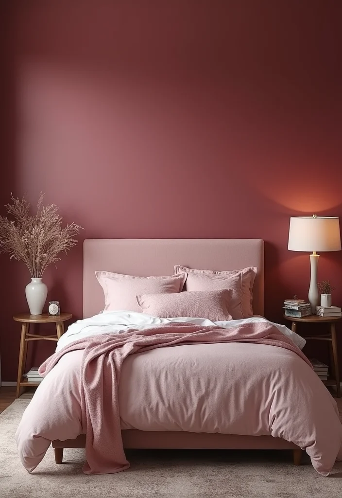 20 Bedroom Inspirations That'll Turn Your Space into a Romantic Retreat (Don't Miss #10!) - 17. Romantic Wall Colors