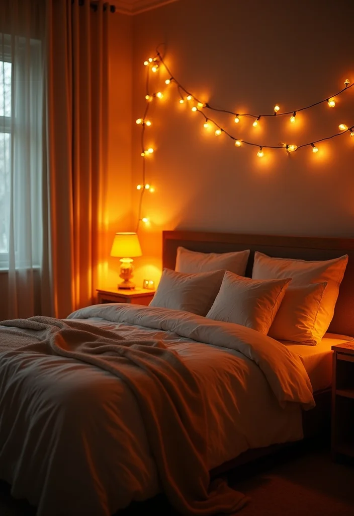 20 Bedroom Inspirations That'll Turn Your Space into a Romantic Retreat (Don't Miss #10!) - 3. Ambient Lighting