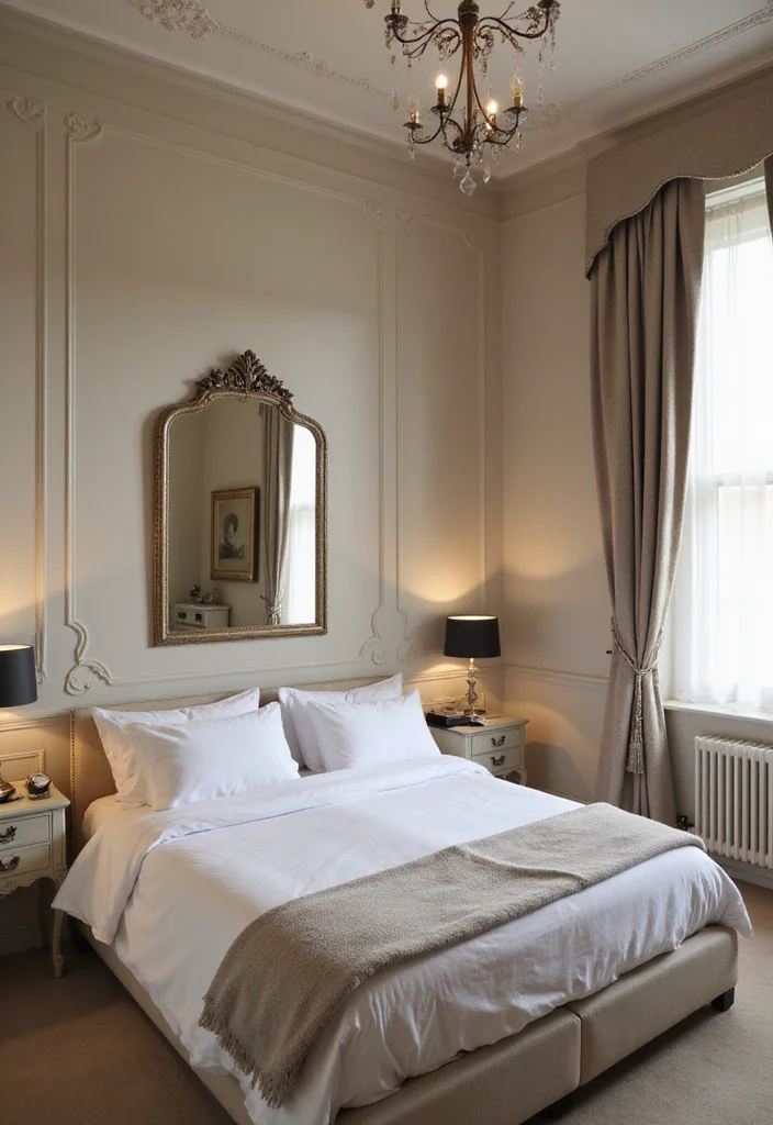 20 Bedroom Inspirations That'll Turn Your Space into a Romantic Retreat (Don't Miss #10!) - 9. Mirrors for Depth