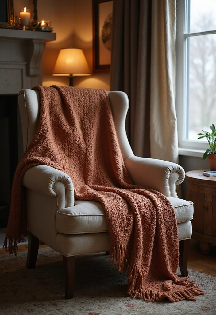 20 Cozy Christmas Touches for Your Living Room That Will Make You Snuggle Up! - 14. Warmth from Electric Throws