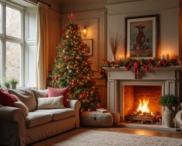 20 Cozy Christmas Touches for Your Living Room That Will Make You Snuggle Up!