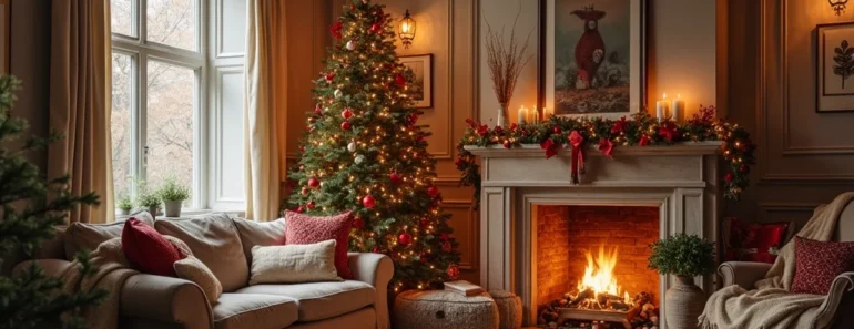 20 Cozy Christmas Touches for Your Living Room That Will Make You Snuggle Up!