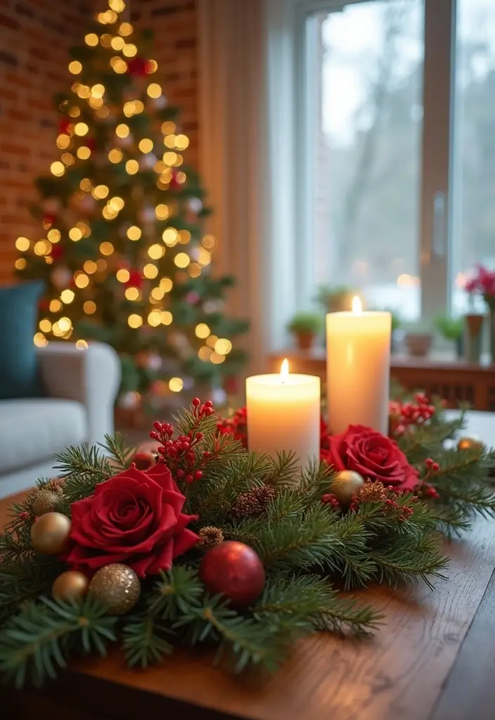 20 Stunning Christmas Living Room Decor Ideas for 2025 That Will Blow Your Mind! - 19. Delightful Holiday Centerpieces
