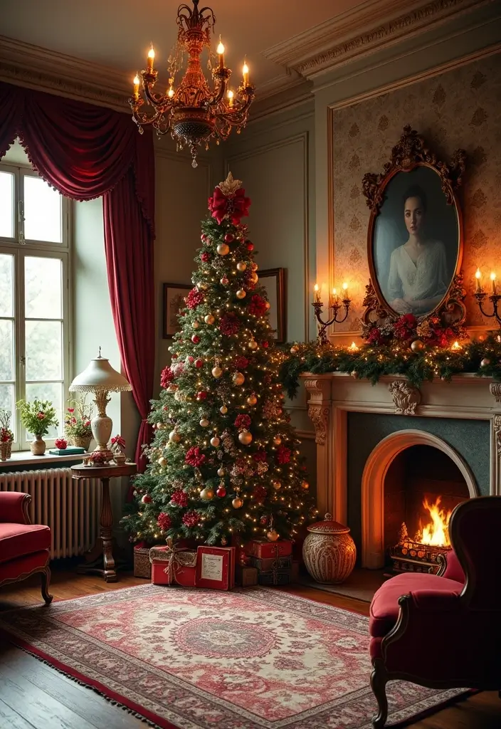 20 Stunning Christmas Living Room Decor Ideas for 2025 That Will Blow Your Mind! - 5. Elegant Traditional