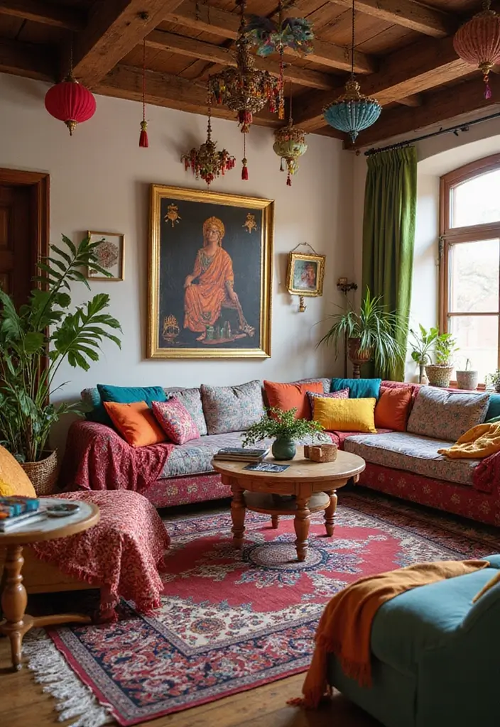 20 Stunning Christmas Living Room Decor Ideas for 2025 That Will Blow Your Mind! - 8. Bright and Bold Colors