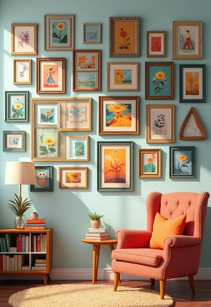 20 Unique Wall Art Ideas That Will Turn Your Blank Walls into a Masterpiece in 30 min! - 1. Gallery Wall of Memories