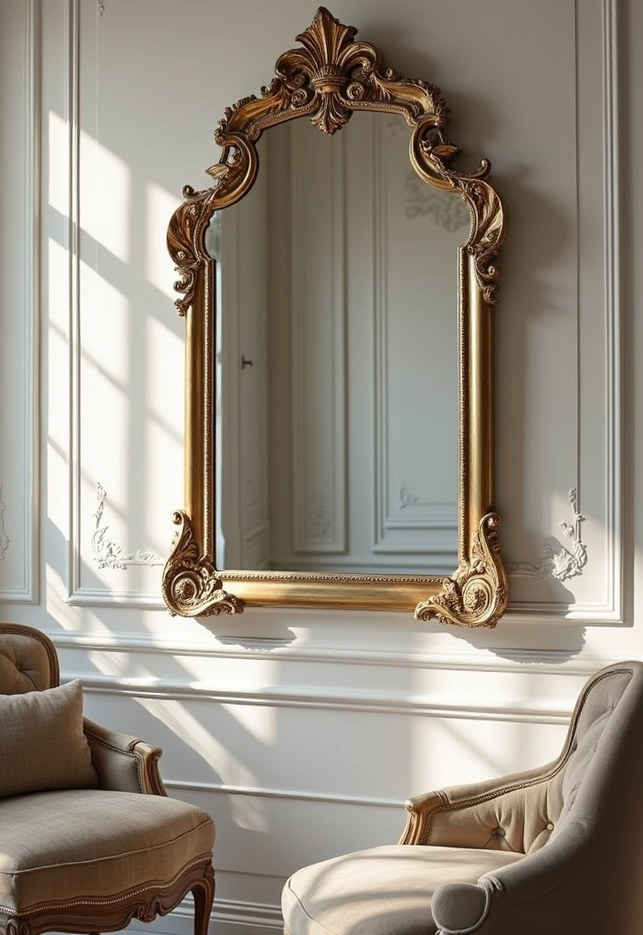 20 Unique Wall Art Ideas That Will Turn Your Blank Walls into a Masterpiece in 30 min! - 5. Statement Mirrors