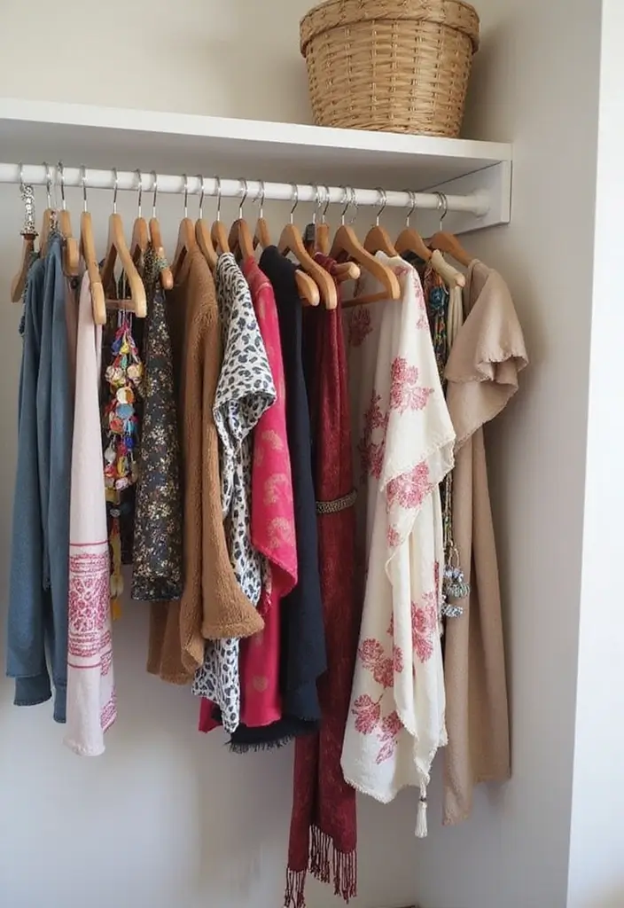 21 Clothes Organization Hacks That Will Change Your Closet Forever (You Won't Believe #10!) - 14. Use Tension Rods for Accessories