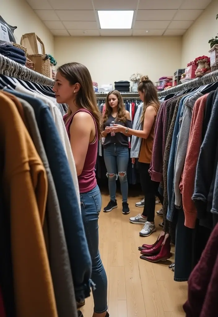 21 Clothes Organization Hacks That Will Change Your Closet Forever (You Won't Believe #10!) - 17. Implement a Clothing Swap with Friends